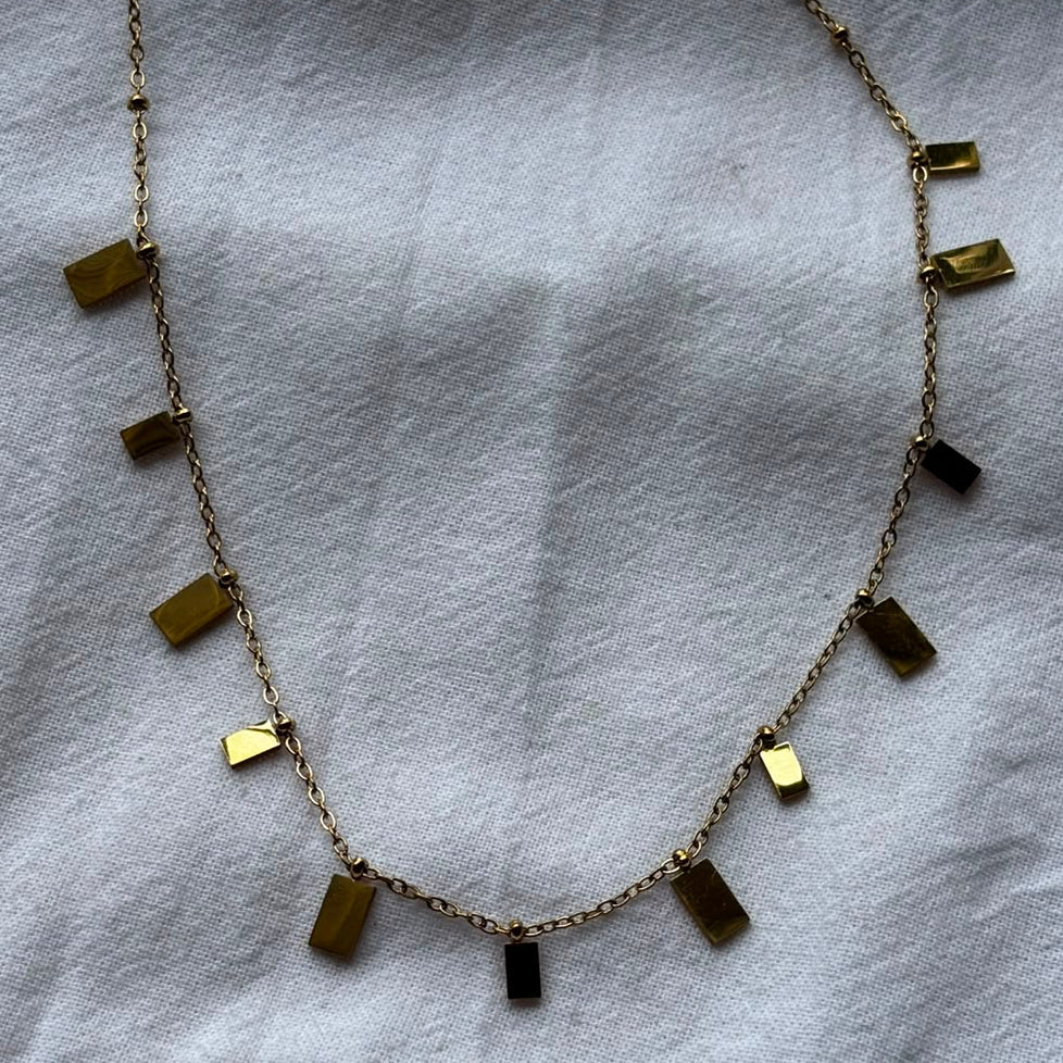 Tile charm neckchain