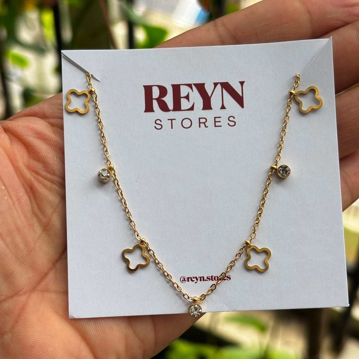 Clover charm neckchain